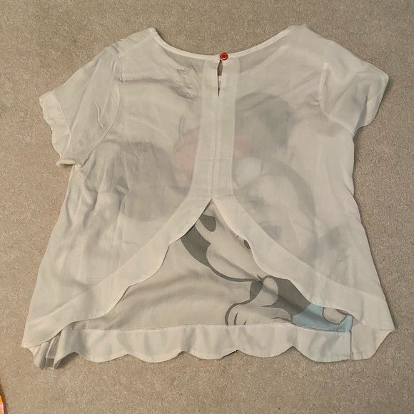 Disney Minnie Mouse Scalloped Top and Back Detail - Picture 3 of 3